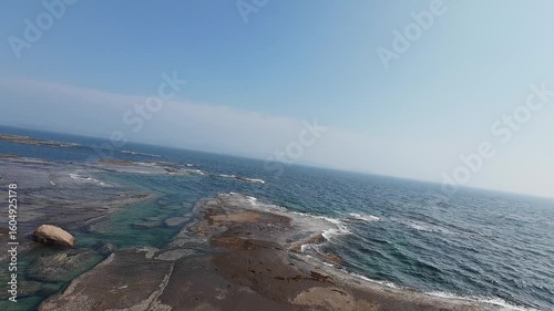 和歌山県　日本のウユニ塩湖　天神崎の絶景　FPVドローン撮影