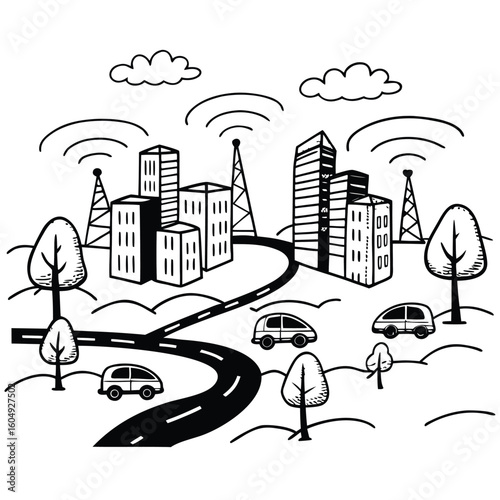 Smart City with IoT and Green Infrastructure
Adobe Illustrator Artwork
