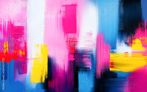 Vibrant abstract painting bright colorful textured art modern design contemporary artistic texture