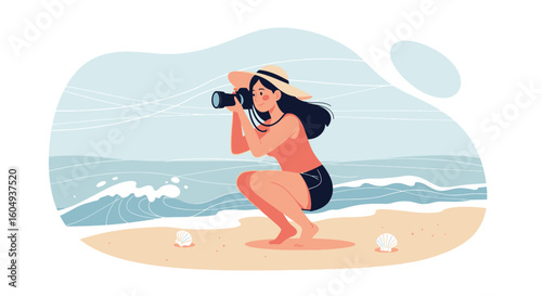 Capturing Coastal Moments A Photographer's Passion on Sandy Shores Delight