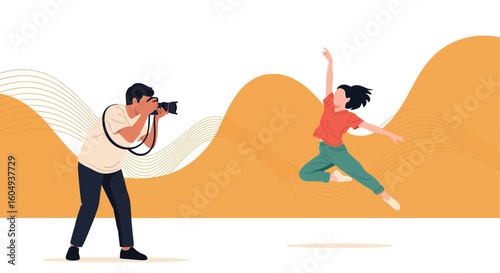 Capturing Movement: A Photographer and Model Collaborate on an Dynamic Shoot