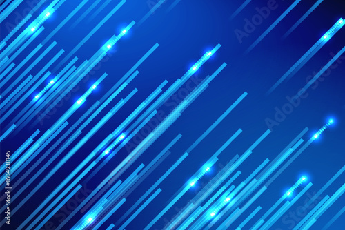 Digital data stream light lines technology background abstract communication futuristic