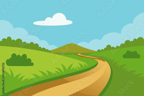 road to the mountains