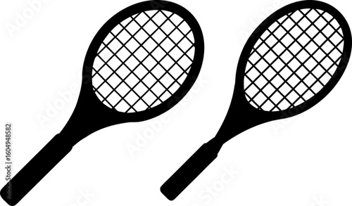 Black tennis racket vector, tennis racket art, tennis racket vector art design, Vector of tennis racket art, tennis racket isolated