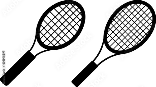 Black tennis racket vector, tennis racket art, tennis racket vector art design, Vector of tennis racket art, tennis racket isolated