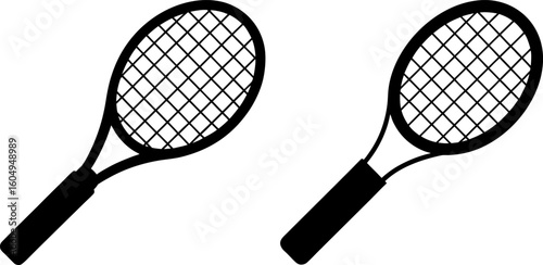 Black tennis racket vector, tennis racket art, tennis racket vector art design, Vector of tennis racket art, tennis racket isolated