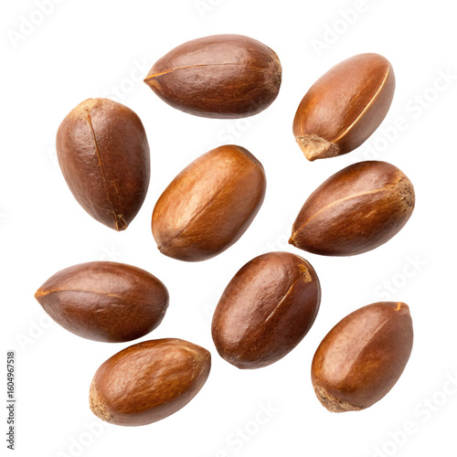 Wallpaper Mural lychee seeds, isolated PNG transparent background Torontodigital.ca