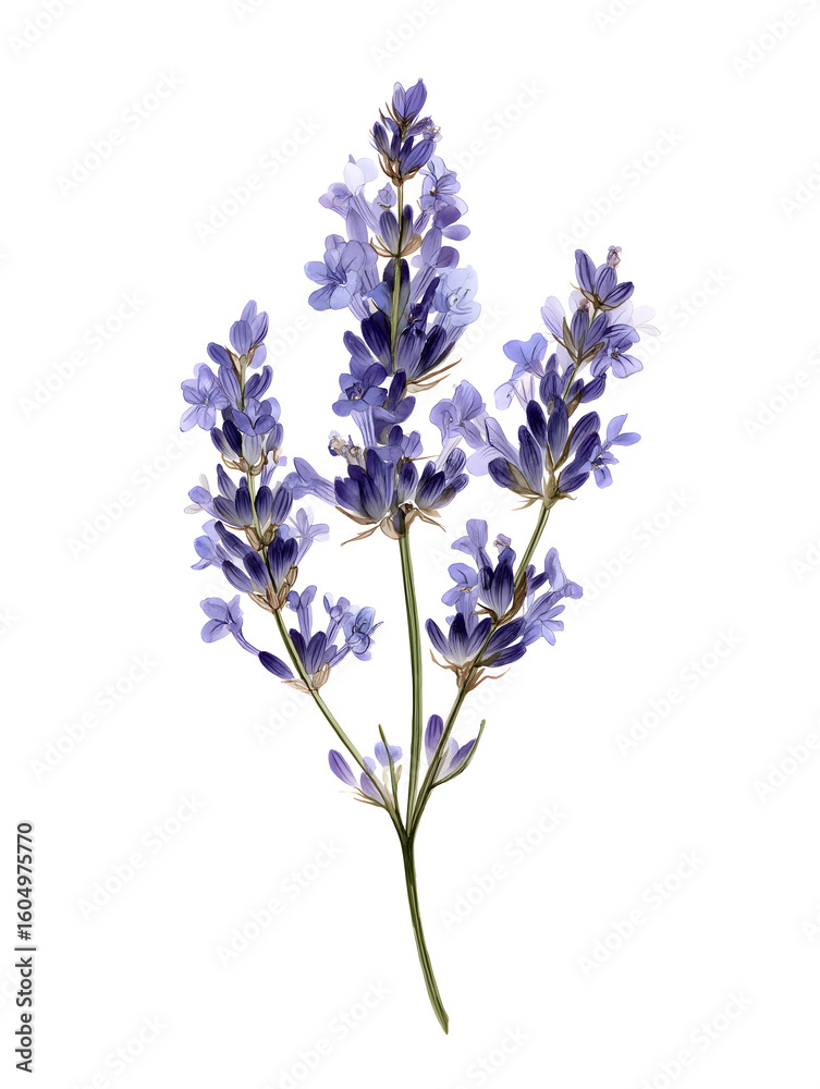 Obraz premium Lavender Flower: Organic Purple Herb in Nature's Botanical Fragrance