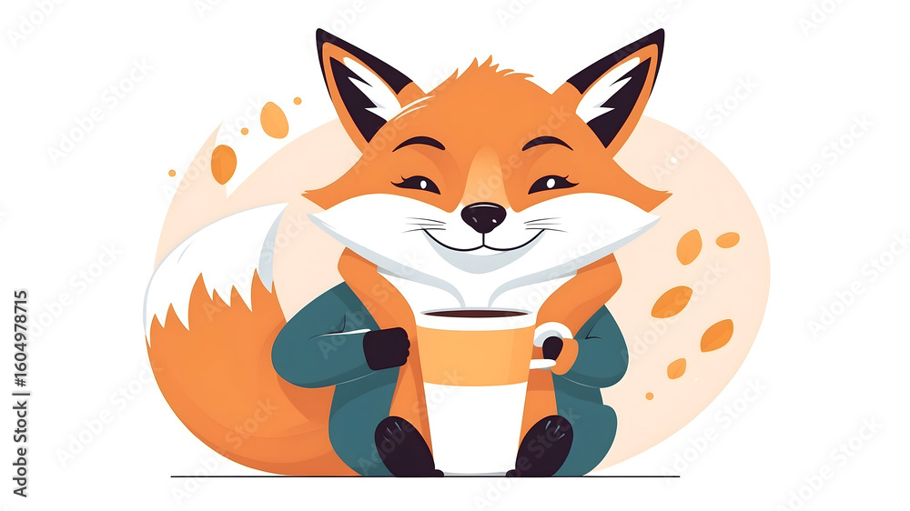 Obraz premium Fox Vector, Fox Illustration Vector, Fox Vector Art