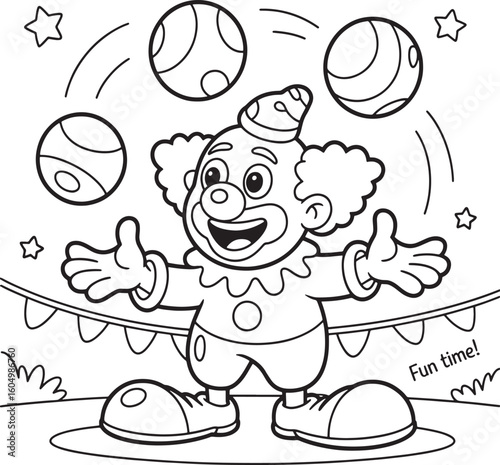 playful joker line art stock photos royalty free image
