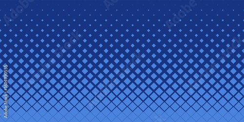 Rectangles Halftone Pattern Vector Abstract Geometric Technology Background. Triangular Half Tone Texture. Minimal Style Dynamic Tech Wallpaper