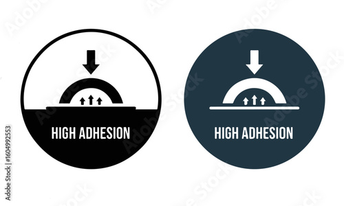 High Adhesion icon on white background