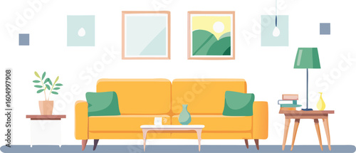 modern living room sofa interior furniture couch home wall