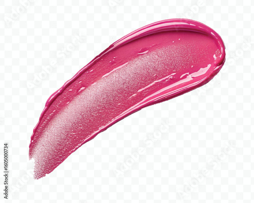 realistic 3d smooth glossy lipstick or paint swatch smear smudge in different color style isolated on white background	