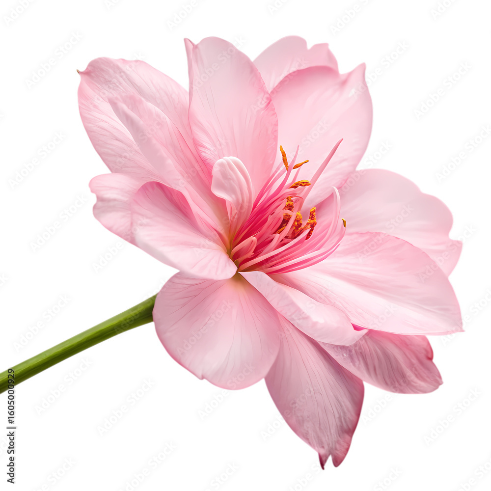 Fototapeta premium Delicate Pink Blossom A Study in Petals