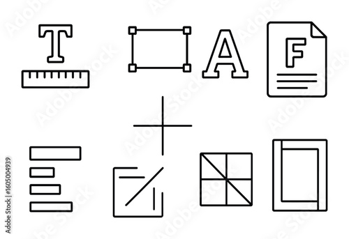 Print Typography Icons