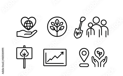 Corporate Greening Icons