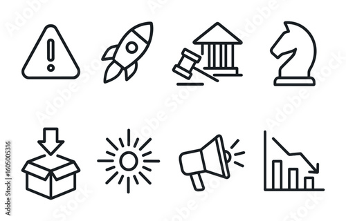 Industry Disruption Icons