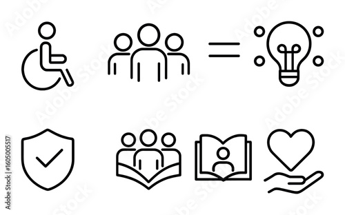 Inclusive Learning Icons