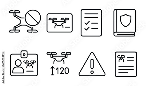Drone Regulation Icons