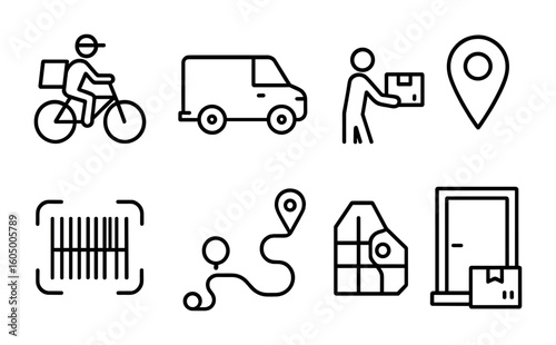 Last-Mile Logistics Icons