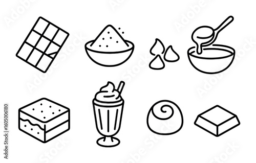 Chocolate Treats Icons