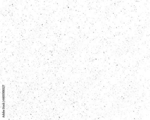 Grunge speckled texture with scattered black ink splatter on white background, ideal for retro print effects, vintage overlays, or distressed design work