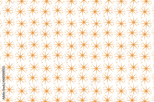 Gold and white shining star pattern. Festive pattern with shine star.vector illustration.