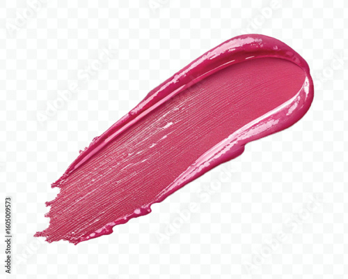 realistic 3d smooth glossy lipstick or paint swatch smear smudge in different color style isolated on white background	