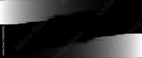 Abstract gradient with jagged edges transitioning from white to dark gray and black, creating a textured, dynamic, and slightly rough visual effect