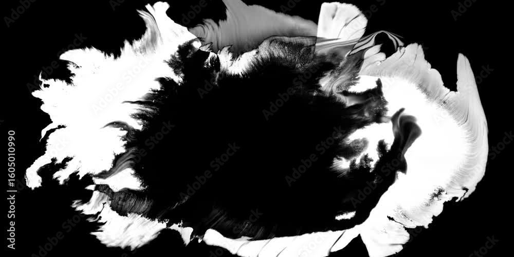 Black ink brush paint stroke transition Brush leak spreads over screen liquid splashing, drops, strokes, stain grunge. stencil frame drip spray, liquid graffiti ink splatter background, watercolor 4K