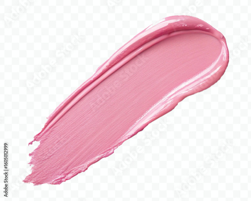 realistic 3d smooth glossy lipstick or paint swatch smear smudge in different color style isolated on white background	