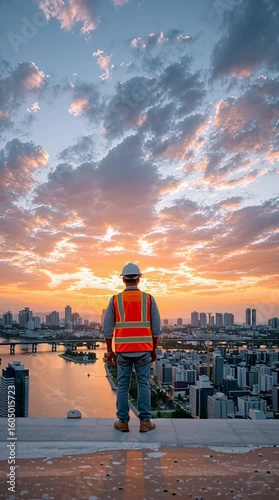 Remote work construction worker in business, remote work construction worker business scene for projects, cinematic remote work construction worker stock footage in HD, discover remote work 
