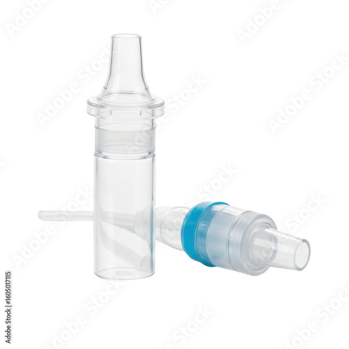 Medical nebulizer with mouthpiece for respiratory treatments  