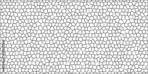 Crystal Voronoi Diagram Background for Website, Fabric Print. Seamless pattern vintage background. Retro tiles broken glass isolated crystalize terrazzo vintage vector. Cement kitchen decor