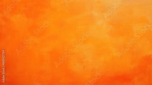 Abstract saffron orange paint texture background wallpaper. Contemporary art brush stroke backdrop