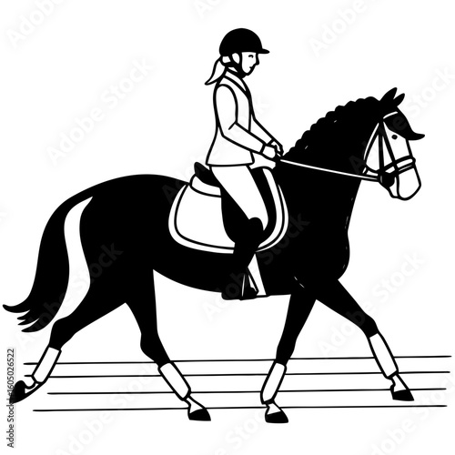 Equestrian Horse Riding Dressage Guide