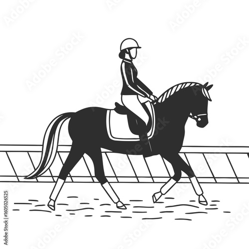 Equestrian Horse Riding Dressage Guide