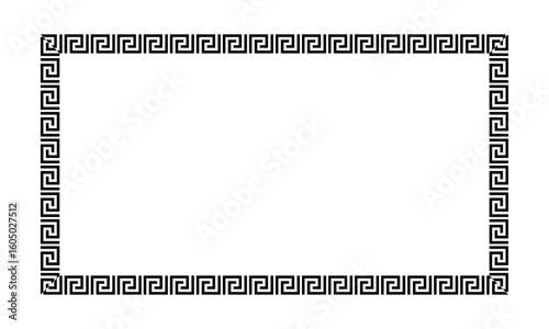 Decorative frame in greek style.