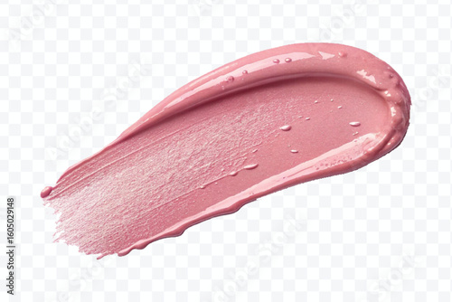  realistic 3d smooth glossy lipstick or paint swatch smear smudge in different color style isolated on white background