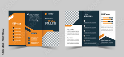 Creative and Professional tri fold brochure template design