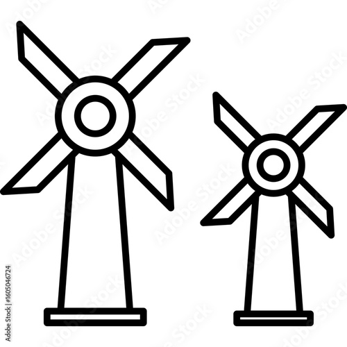 Wind Turbine Icon