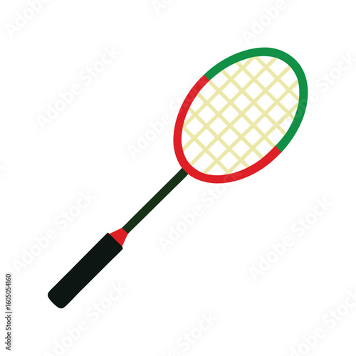 badminton racket vector illustration