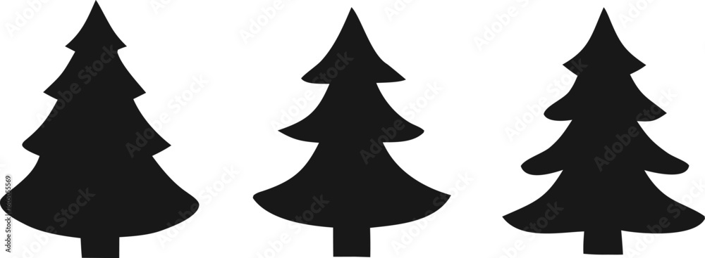 Chrismass tree vector illustration