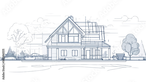 Professional Wood House Construction and Renovation Process Image