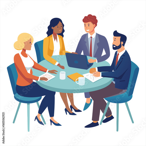 business meeting in the office