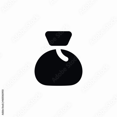 savings sack icon sign vector