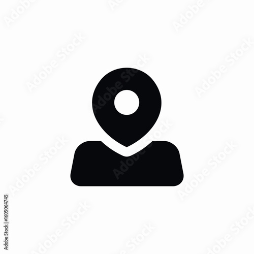 spot location icon sign vector