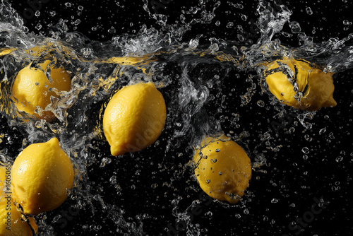 lemon in water