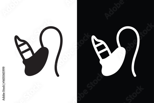Pharynx icon isolated vector icon illustration on white background.